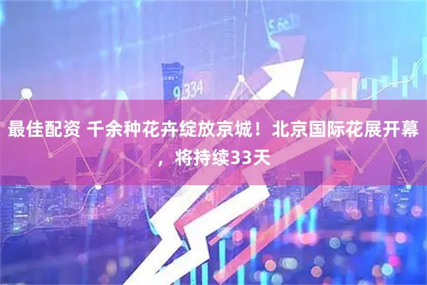 最佳配资 千余种花卉绽放京城！北京国际花展开幕，将持续33天