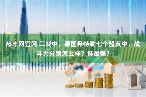 热丰网官网 二战中，德国希特勒七个盟友中，战斗力分别怎么样？谁最强？