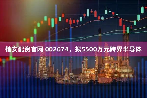 锴安配资官网 002674，拟5500万元跨界半导体